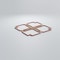 Ekena Millwork Medium Englewood Decorative Fretwork Wood Wall Panels, Cherry, 15 3/8"W x 15 3/8"H x 3/8"T WALW16X16X0375EWDCH - alternate 3